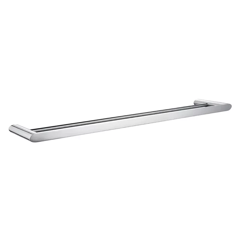 Norico Esperia Chrome Solid Brass Double Towel Rail 800mm