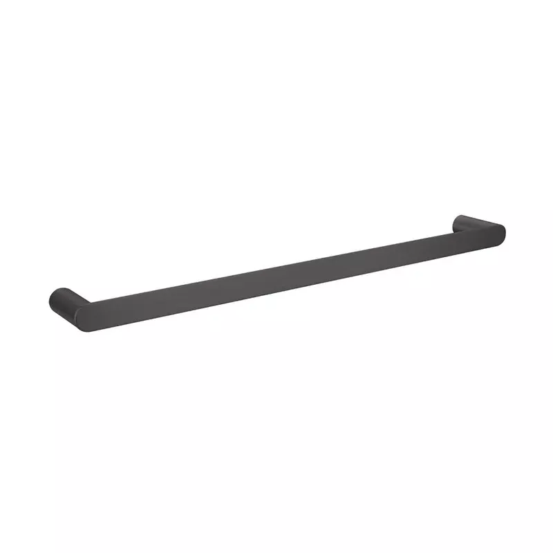 Norico Esperia Gun Metal Grey Solid Brass Single Towel Rail 800mm