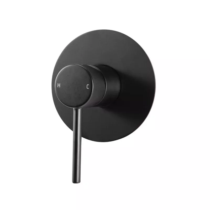 Norico Pentro Matte Black Round Shower Mixer