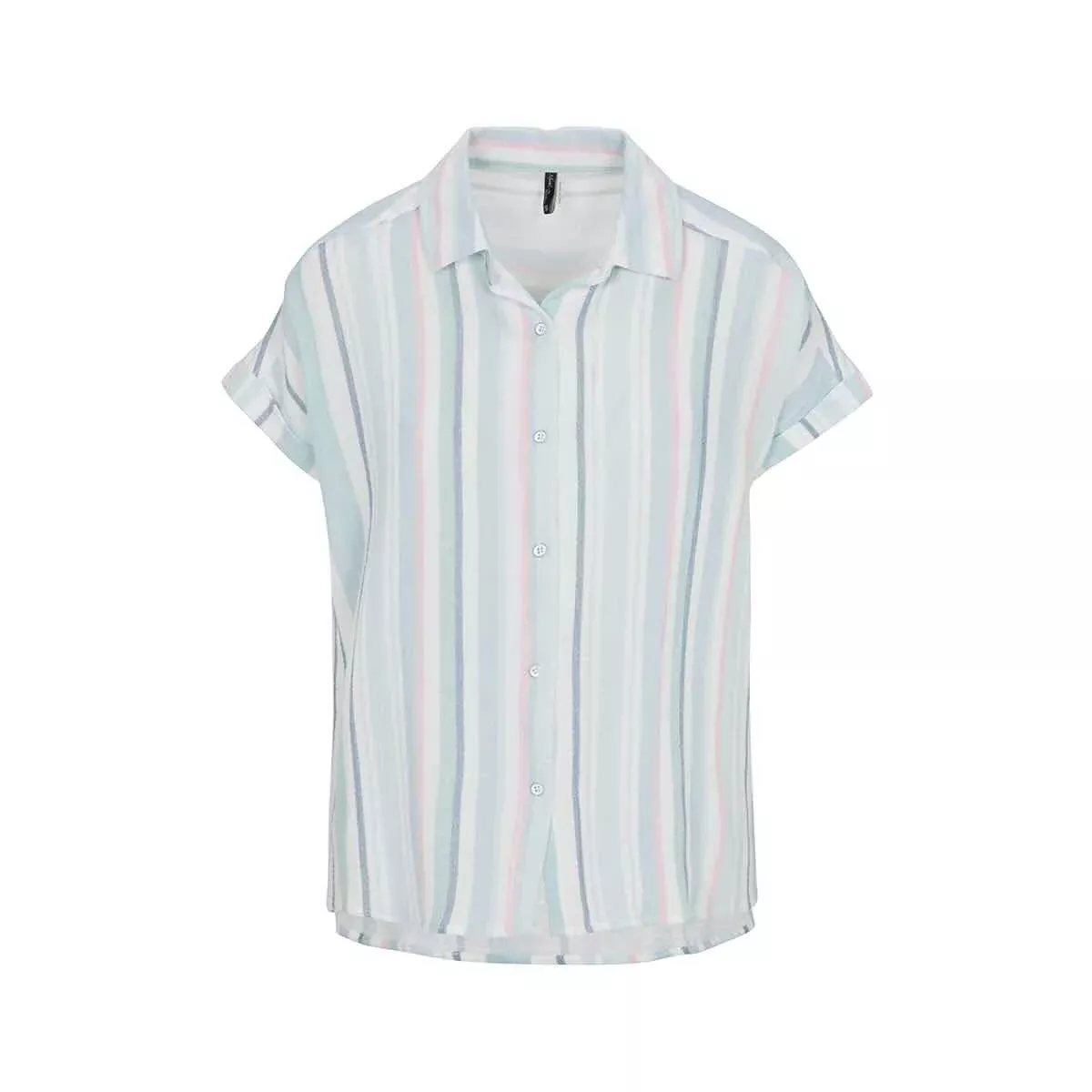 North River Women's Thistle Woven Short Sleeve Top - Curvy