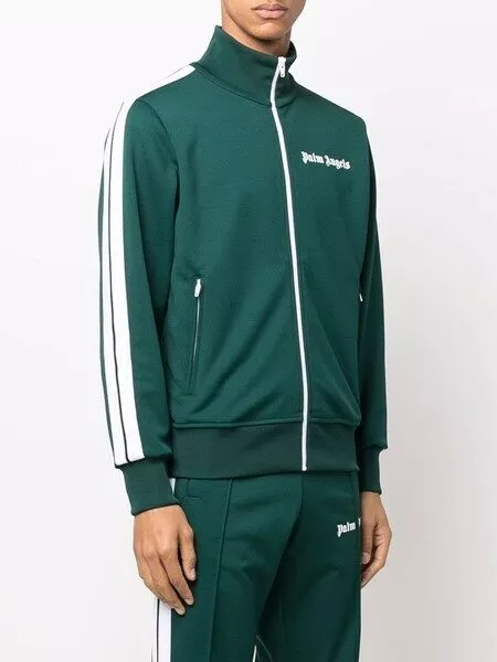 NWT Genuine Palm Angels Classic Logo Track Jacket, Dark Green, Size Medium