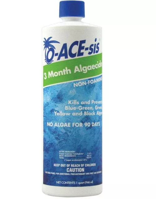 O-ACE-Sis TF05000102OAC 3 Month Algaecide, 1 Quart