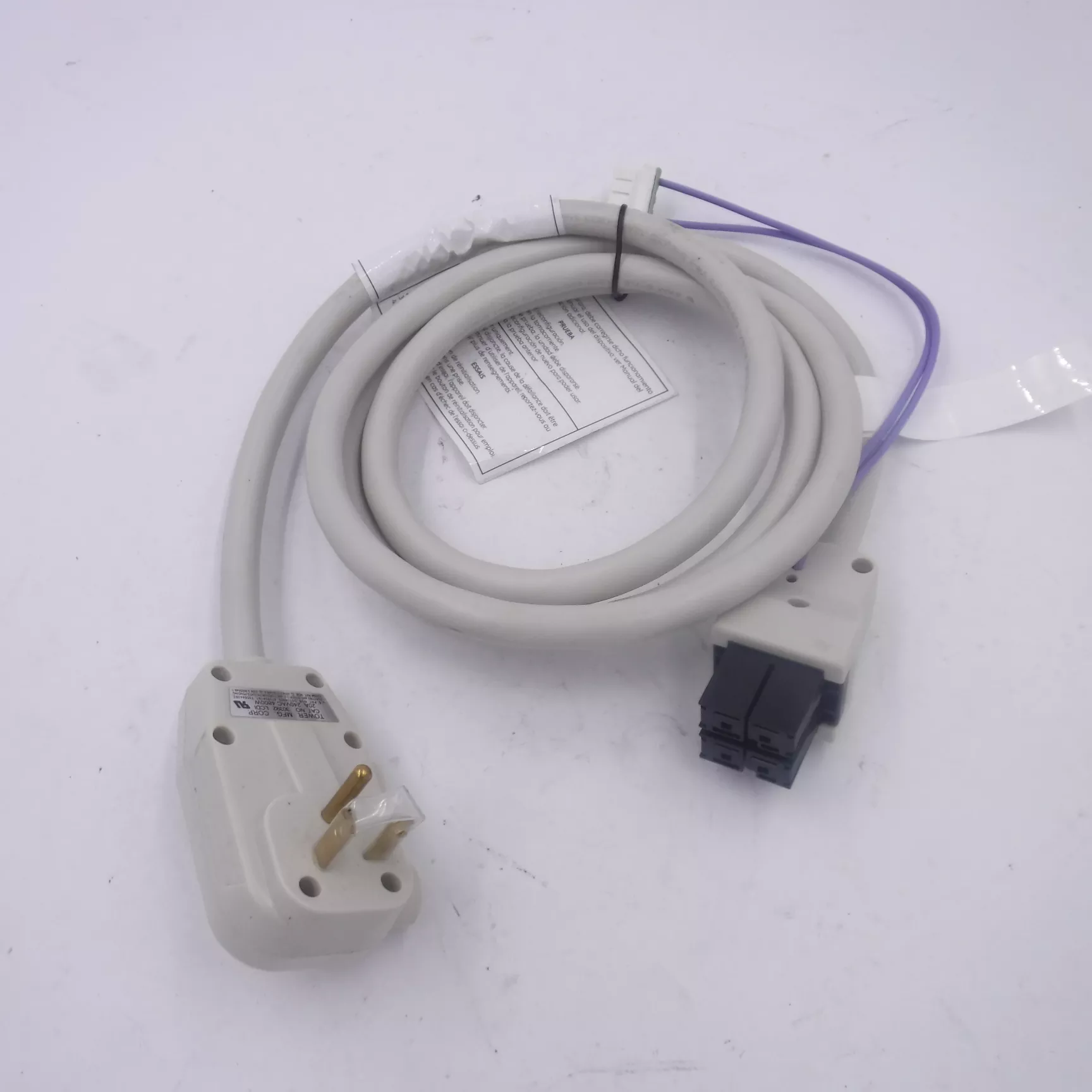 OEM GE Power Supply Cord Cable RAK320P For 20A HVAC Air Conditioning Unit