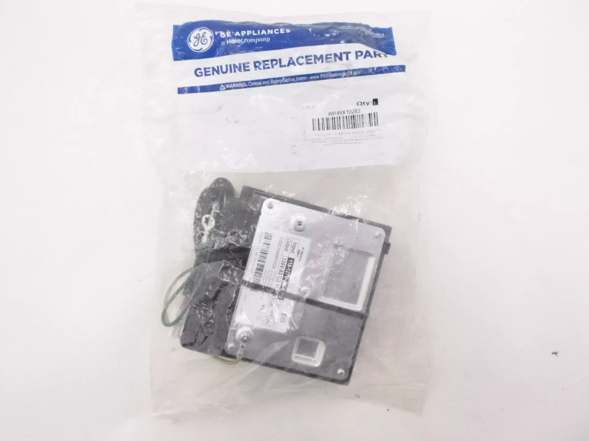 OEM GE WR49X10283 Refrigerator Compressor Inverter Control Board for WR55X10490