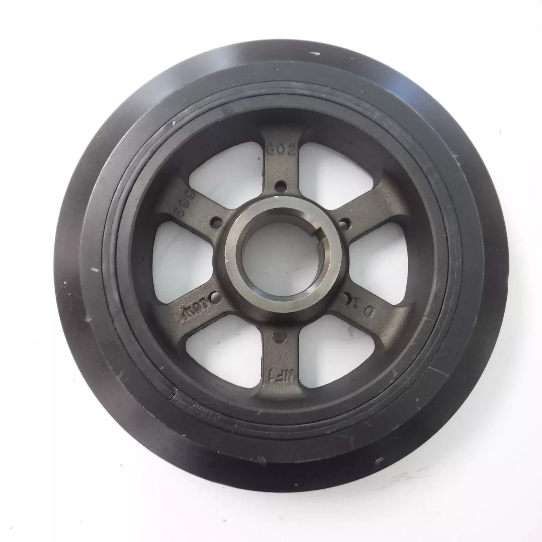 OEM John Deere Torsional Damper RE64345 Fits John Deere 6081AF001, 6081AFM01
