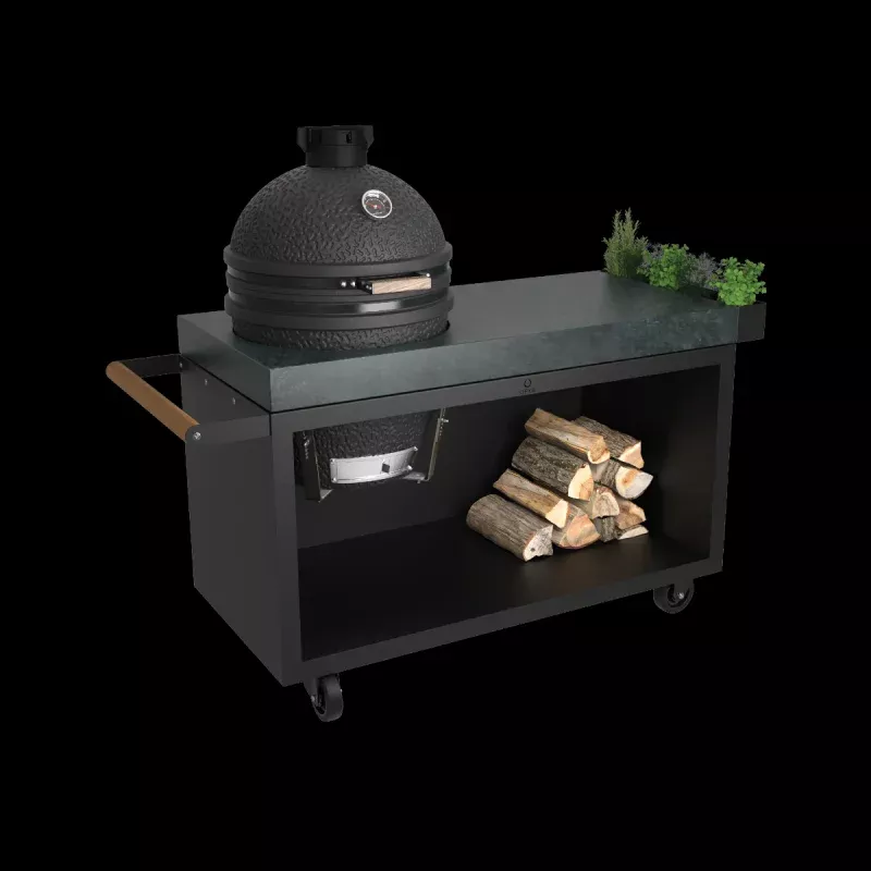 OFYR – Kamado Table Black 135 PRO Concrete TB