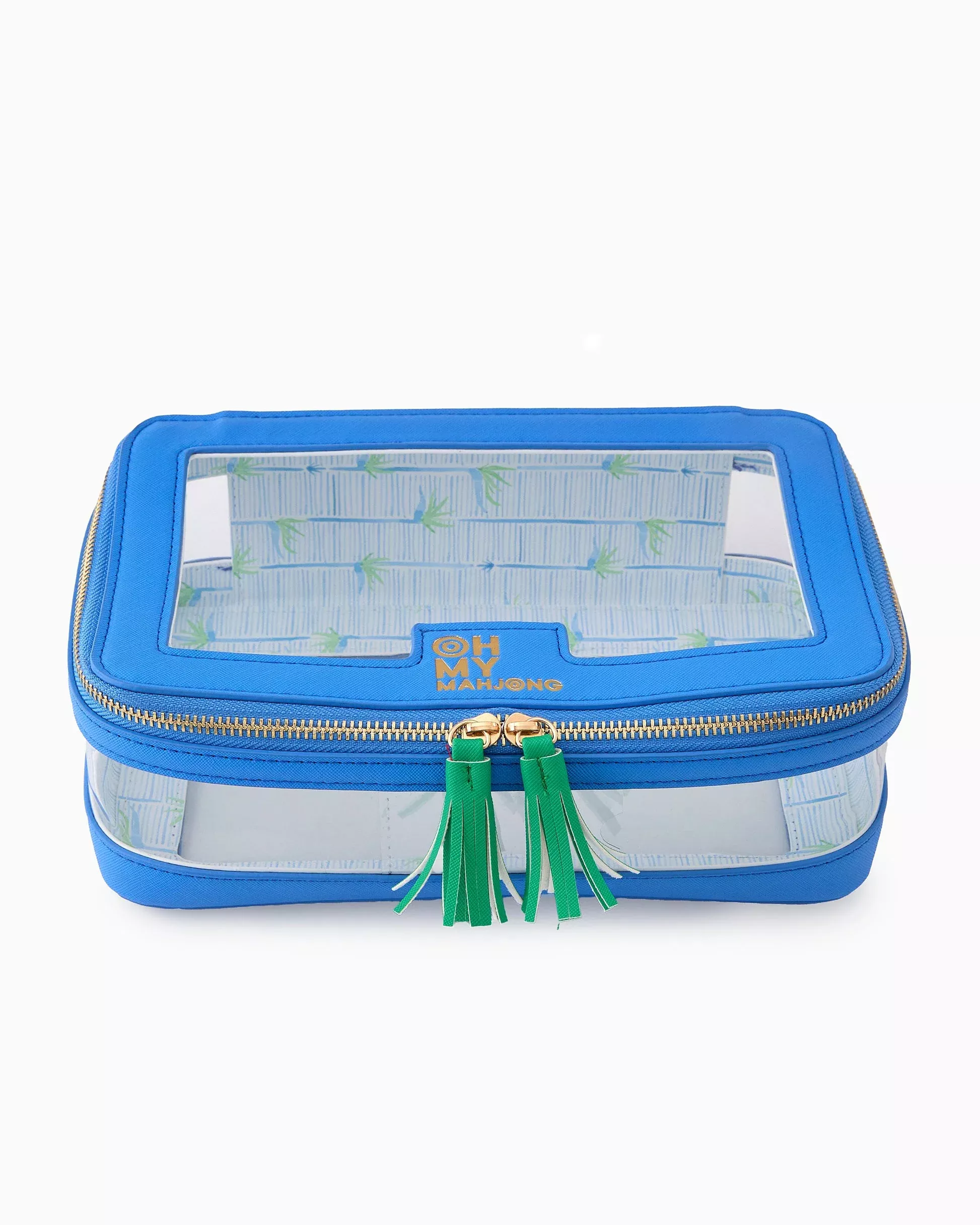 Oh My Mahjong - Blue Tile Storage Bag