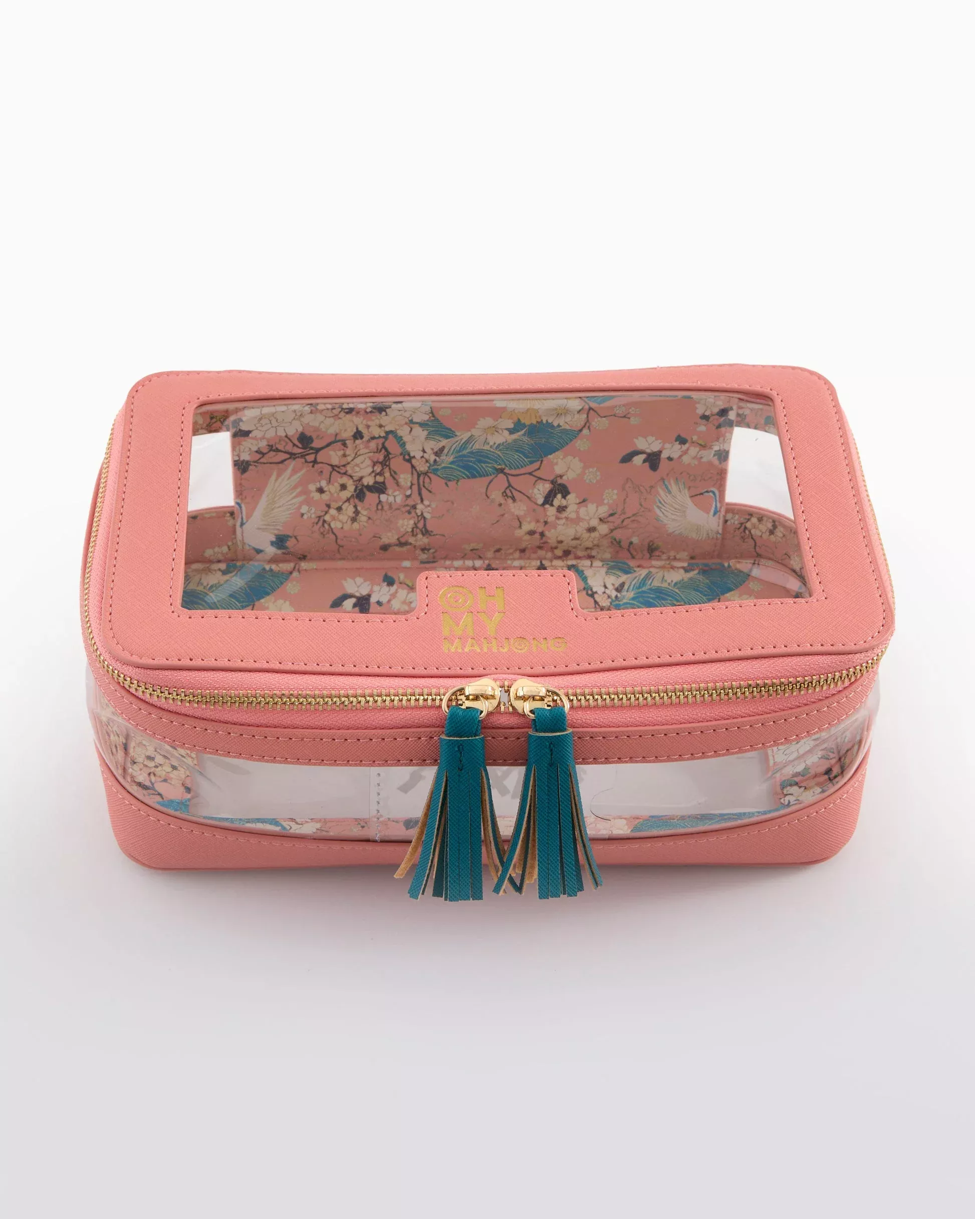 Oh My Mahjong - Coral Tile Storage Bag