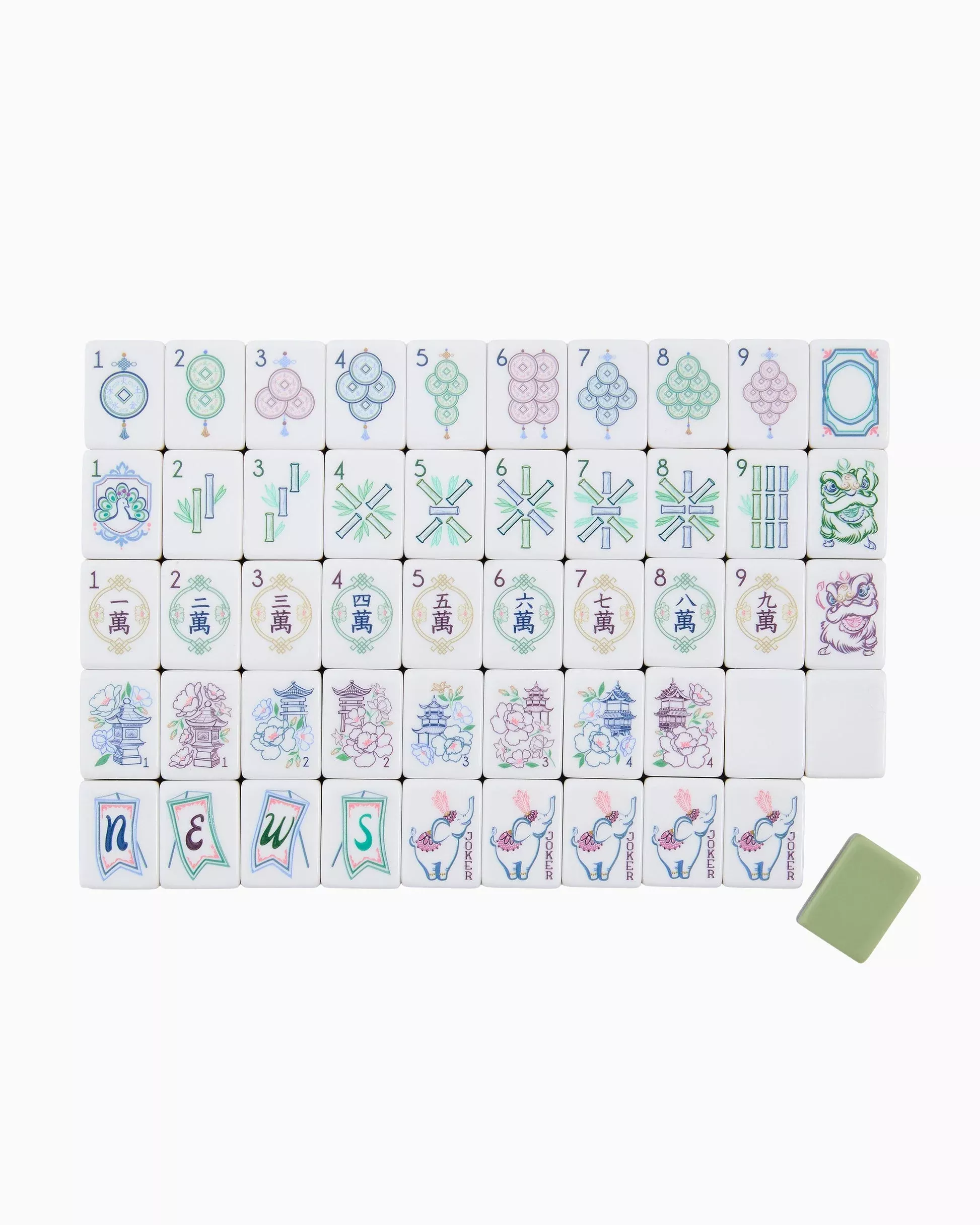 Oh My Mahjong - Willow Mahjong Tiles
