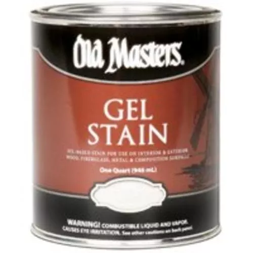 Old Masters 81604 Oil-Based Gel Stain, 1 Qt, Natural Walnut