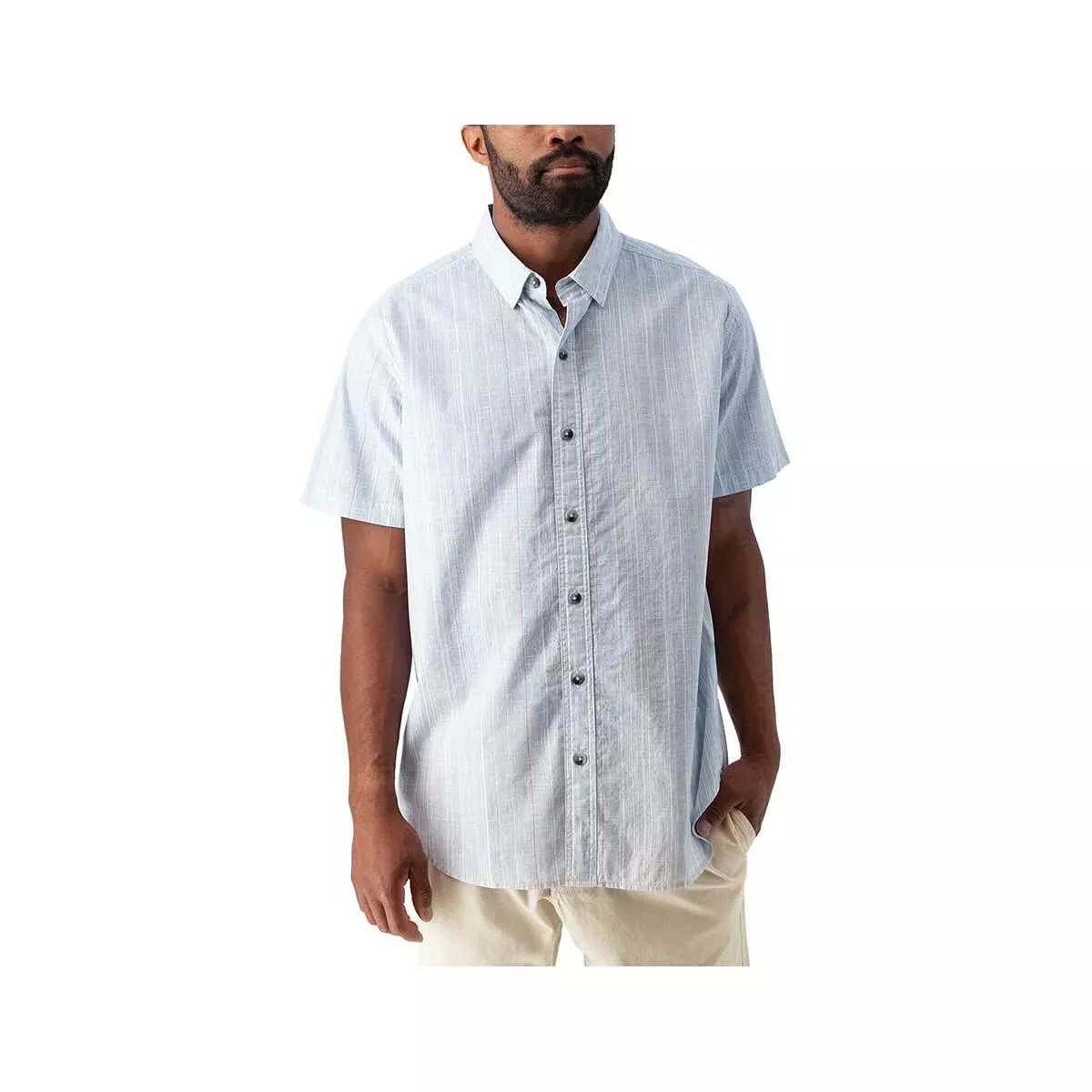 Old Ranch Men's Ethan Organic Cotton Short Sleeve Shirt