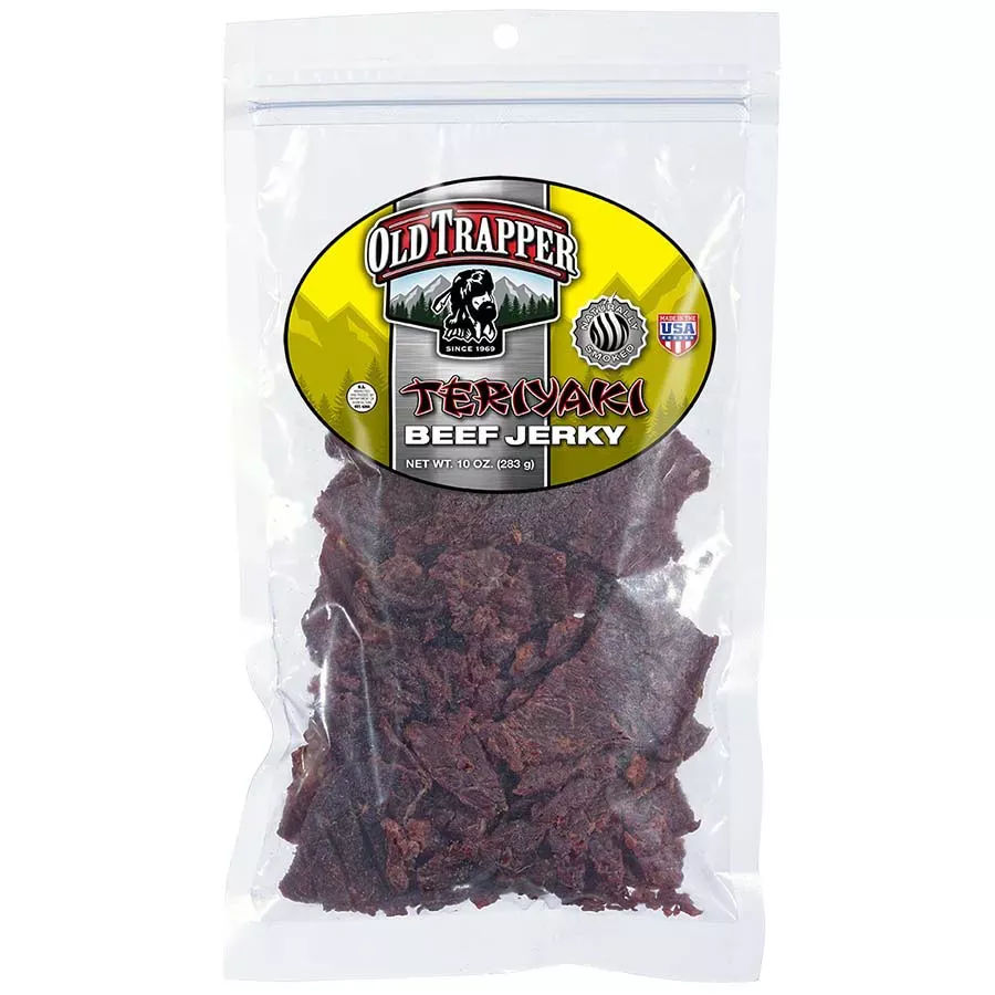 Old Trapper Teriyaki Beef Jerky - 10 oz