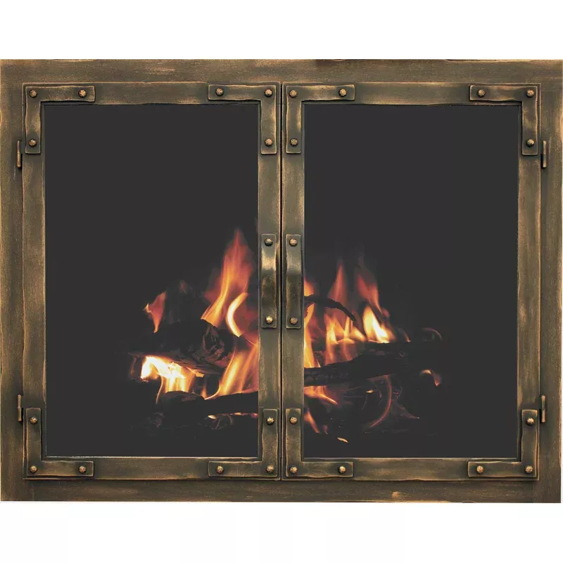 Old World Fireplace Door By Stoll