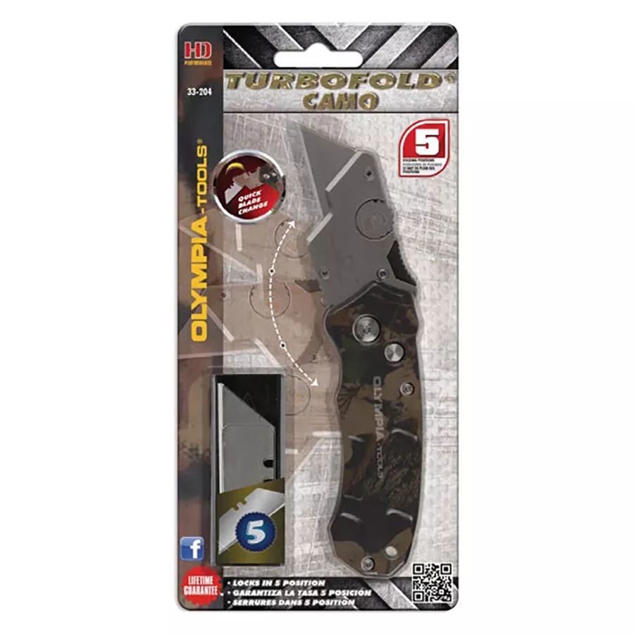 Olympia Tools Turbofold Utility Knife