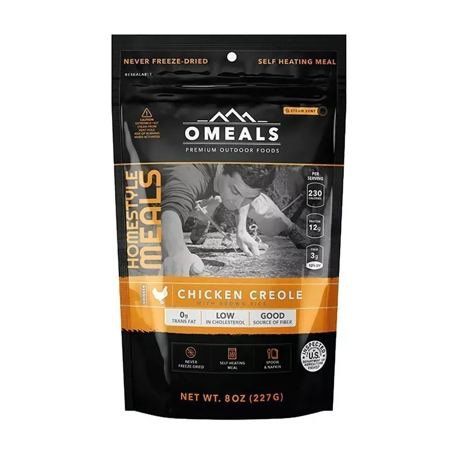 Omeals Chicken Creole with Brown Rice Homestyle Meal