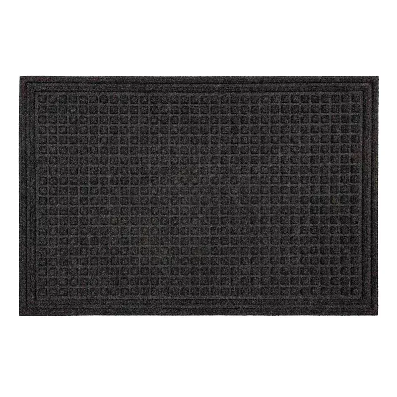 Onyx Waffle Impressions Doormat, 36x48