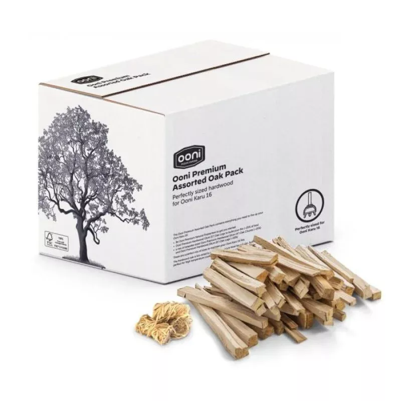 Ooni – Eikenhoutpakket assorti Karu 16