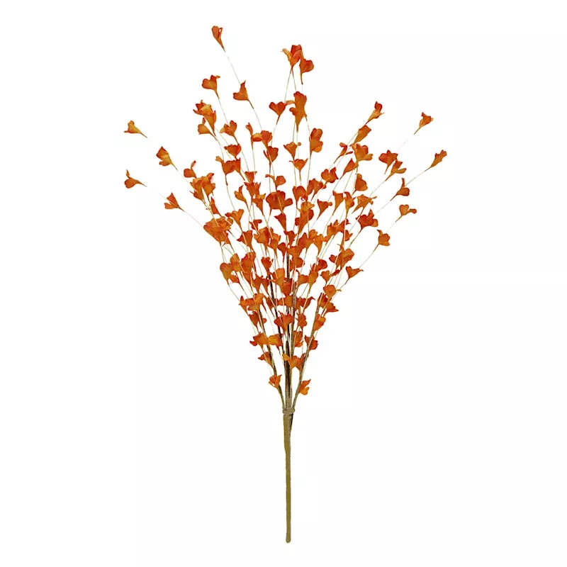 Orange Floral Spray, 26"