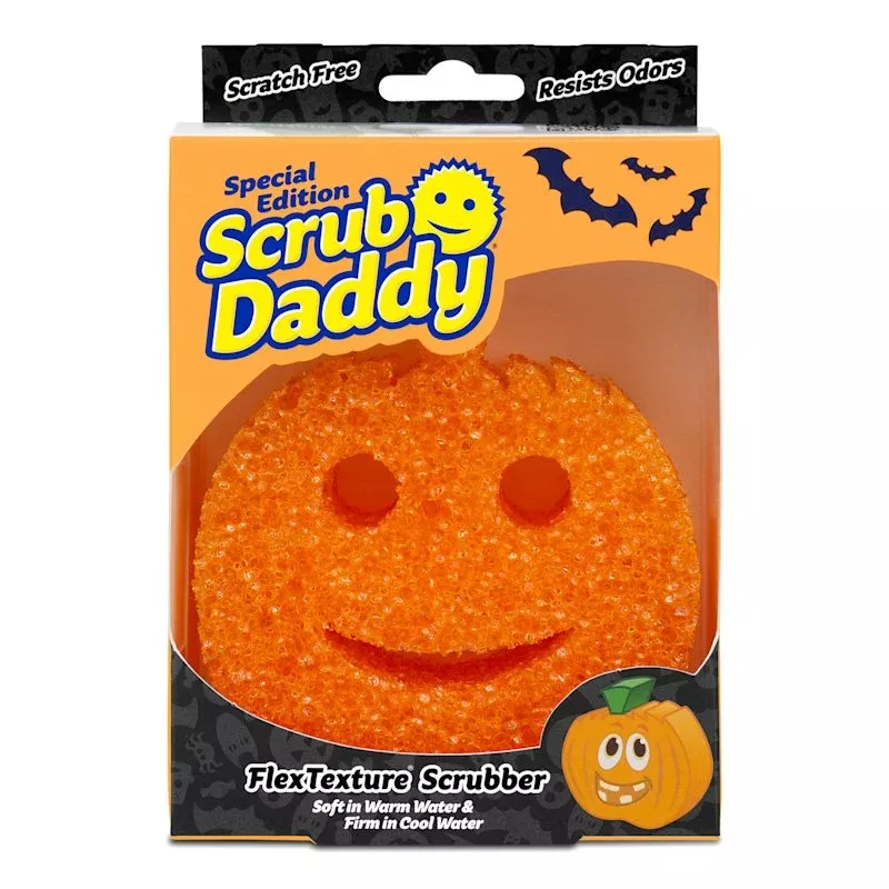 Orange Pumpkin Scrub Daddy 1Ct
