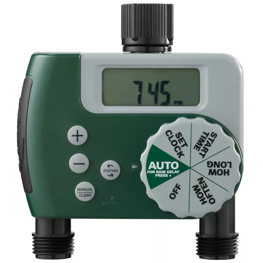 Orbit Digital 2 Outlet Hose Faucet Timer