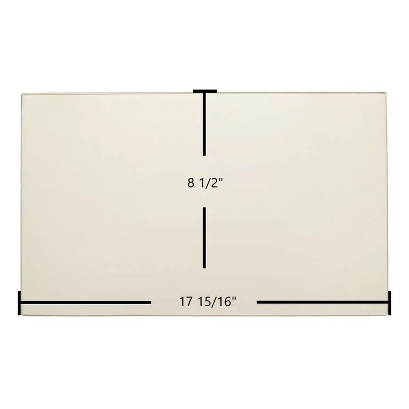 Osburn 1500 Ceramic Glass Panel | 17 15/16″ x 8 1/2″ | Replaces SE16174