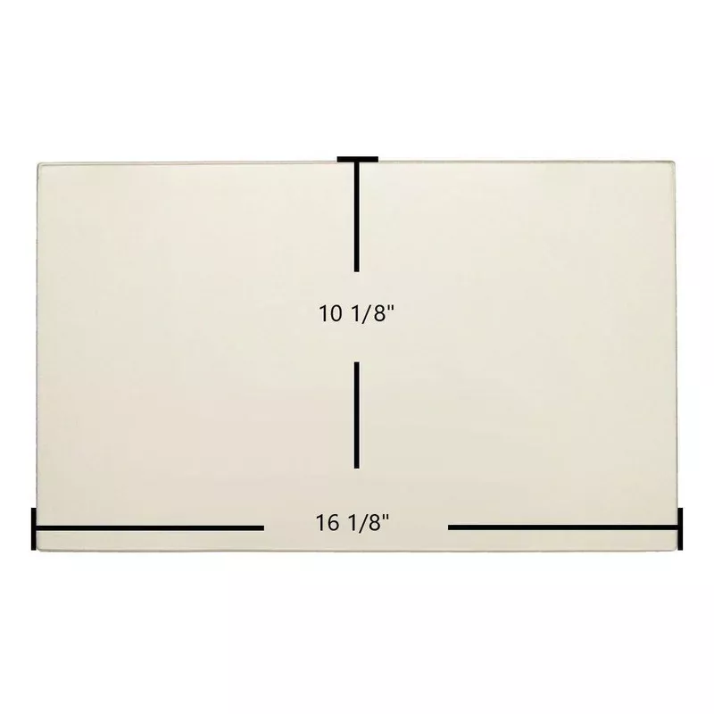 Osburn 1600 / 1100 Ceramic Glass Panel | 16 1/8″ x 10 1/8″ | Replaces SE34103