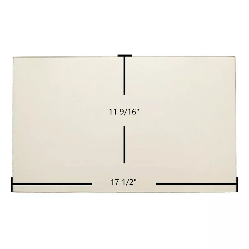 Osburn 1800 Ceramic Glass Panel | 17 1/2″ x 11 9/16″ | Replaces SE37155