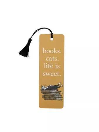 Out of Print - Books Cats Life Bookmark