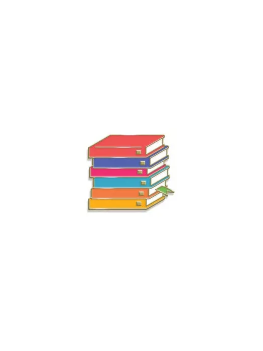 Out of Print - Emily Henry Book Stack Pin