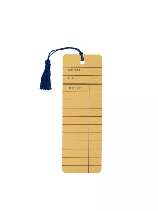 Out of Print - Library Card Bookmark