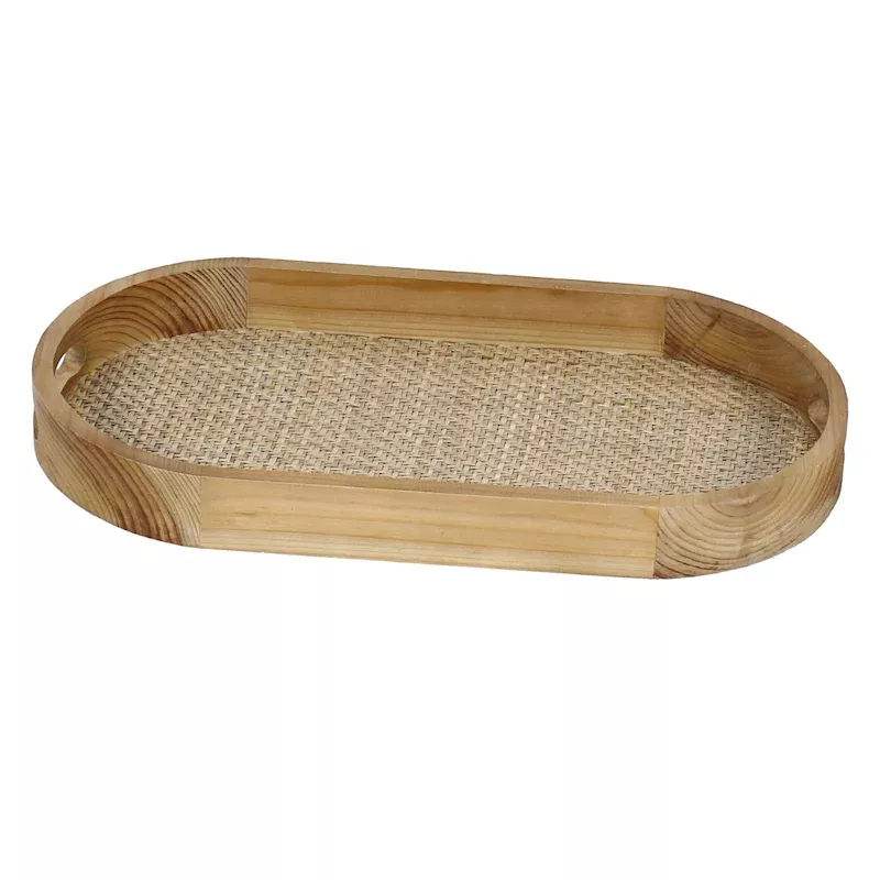 Oval Wooden Tray, Large