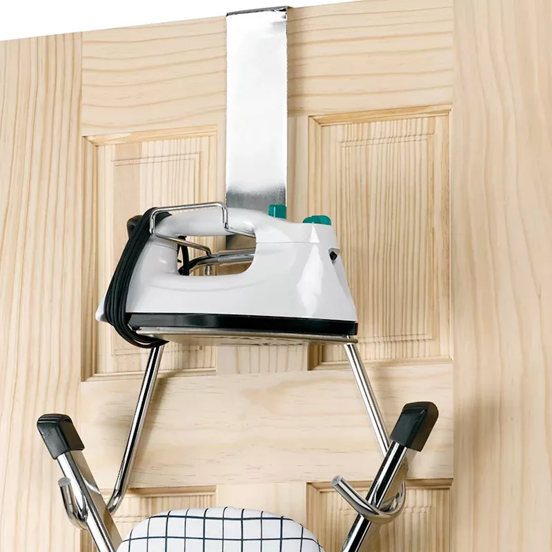 Over The Door Ironing Board Mount, Metallic