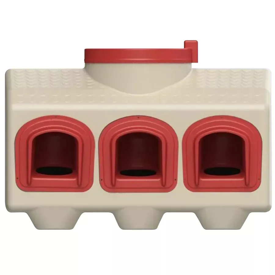 OverEZ Chicken Feeder - Red