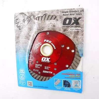 Ox Professional PU10 Turbo Universal Diamond Blade, 4.5″, OX-PU10-4.5