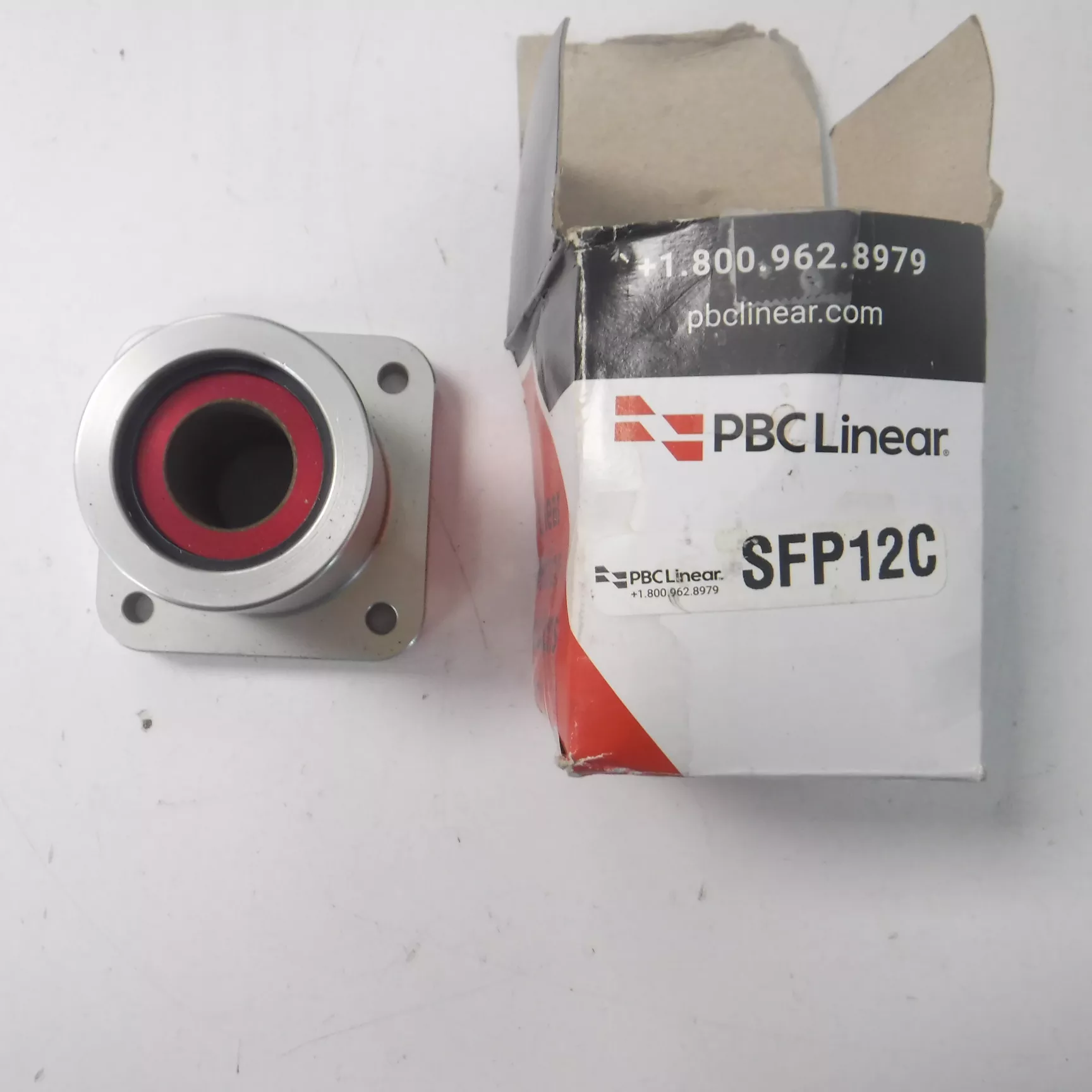 Pacific Bearing 3/4″ Simplicity Flange Mount Linear Bearing SFP12C