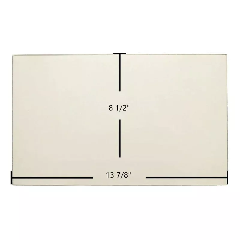Pacific Energy Vista Glass (2005 & Newer) Ceramic Panel | 13 7/8″ x 8 1/2″ | Replaces CUSPA501 / 800000154 / DR16.208201