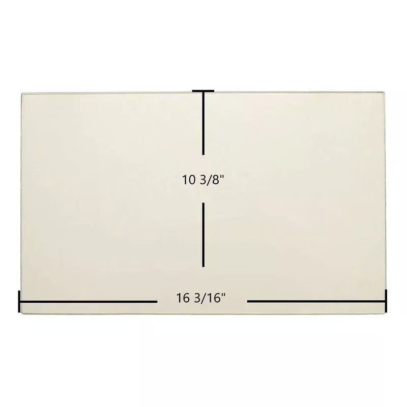 Pacific Energy Vista LE / Neo 1.2 / Neo 1.6 / Alderlea 1.2 / Alderlea T4 / FP16 Ceramic Glass Panel | 16 3/16″ x 10 3/8″ | Replaces 80000220