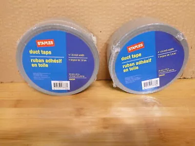Pack of 2 – Staples Utility Duct Tape 1.8″ Width x 60 Yds each