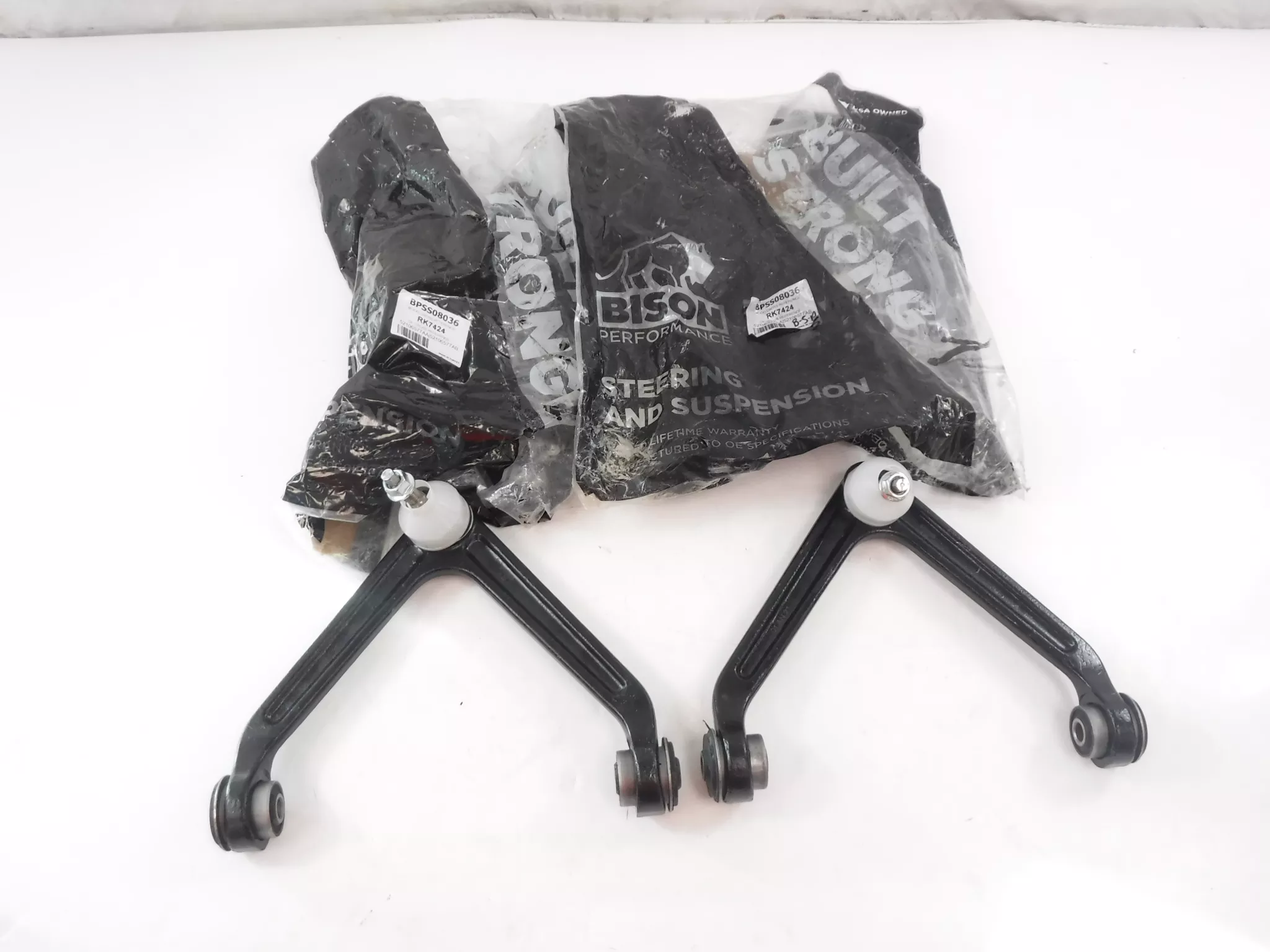 Pair Bison Front Upper Suspension Control Arm For 2004-2009 Dodge Ram 1500