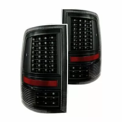Pair Black Tail LED Lights Spyder Auto For 2009-2014 Dodge Ram 1500 2500 3500