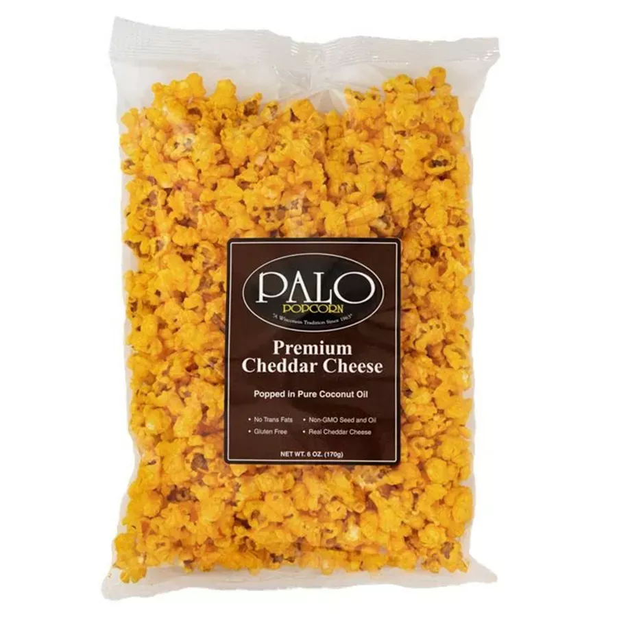 Palo Popcorn Premium Cheddar Popcorn - 6 oz
