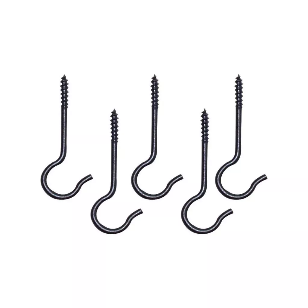 Panacea 86201 Swag Hooks, Black, Pack/5