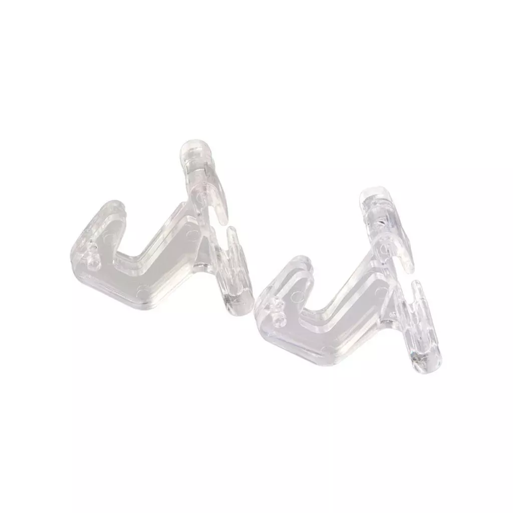 Panacea 86304 Ceiling Hook, 2.1" W x 2" H x 1.15" D, Clear