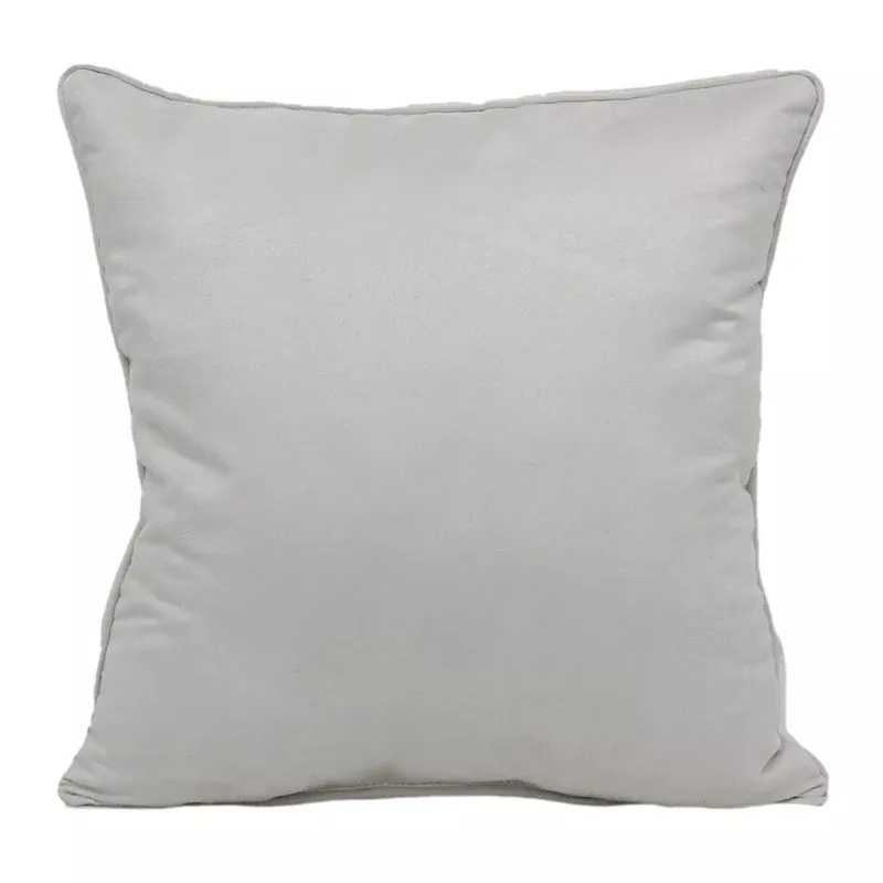 Papyrus Faux Suede Throw Pillow, 18"