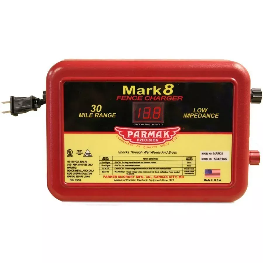 Parkmak Model Mark 8 Electric Fence Energizer