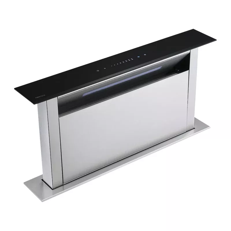 Parmco Rangehood Downdraft 600mm Glass 1000m3h