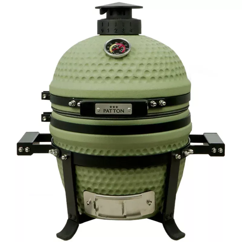 Patton – Premium Kamado 13” Olive Green