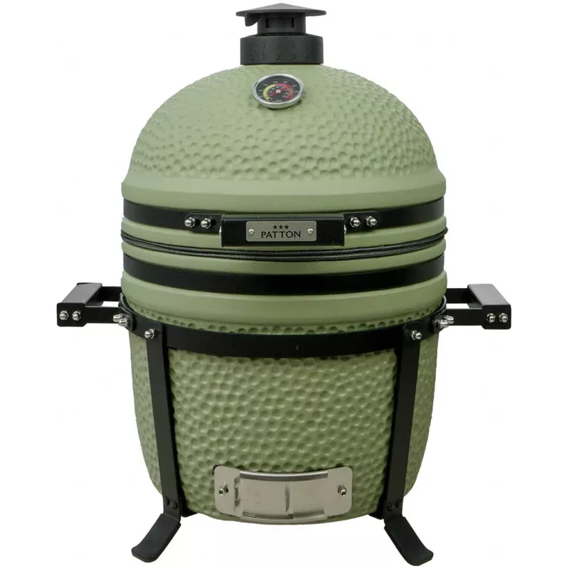Patton – Premium Kamado 15” Olive Green