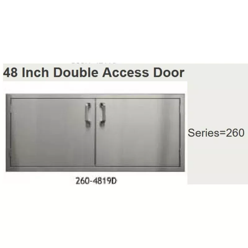 PCM 48 x 19 Outdoor Kitchen Double Access Door 260 Series 260-4819D