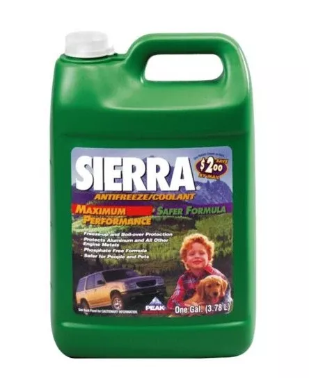 Peak SEP003 Sierra Maximum Performance Antifreeze/Coolant, 1 Gallon